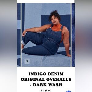 Big Bud Press Indigo Denim Overalls XL